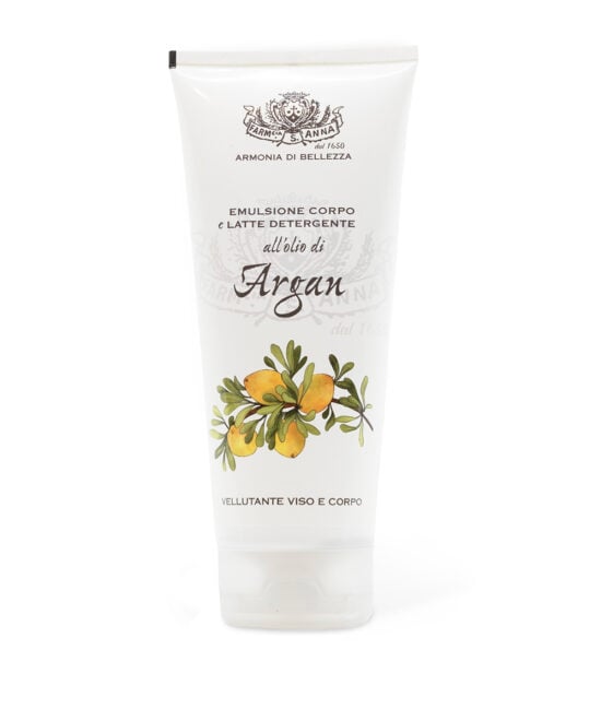 Emulsione corpo e latte detergente all’Olio di Argan