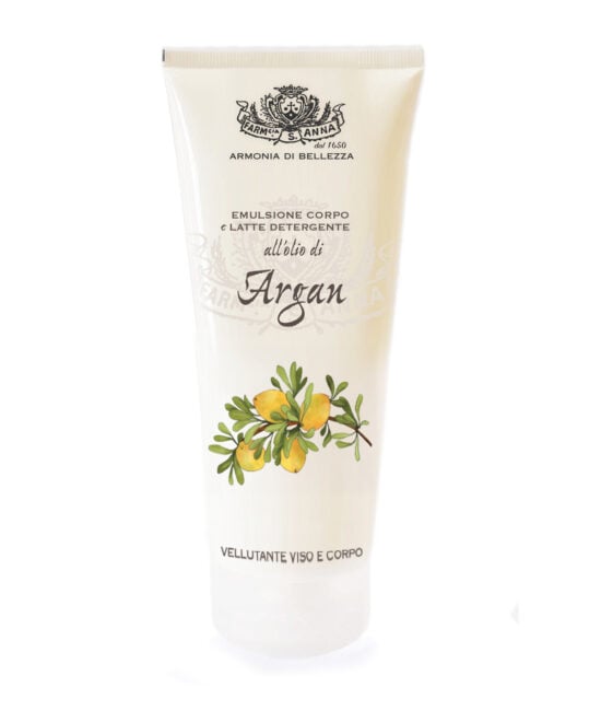 Emulsione corpo e detergente viso all’Olio di Argan