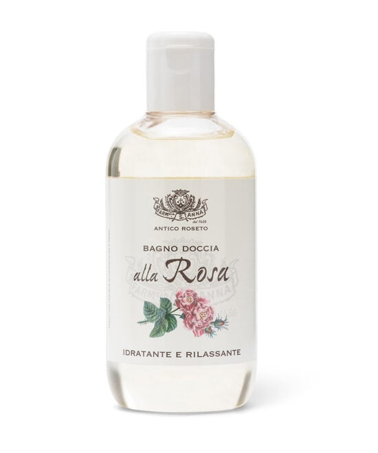 Bagnodoccia idratante e rilassante alla Rosa