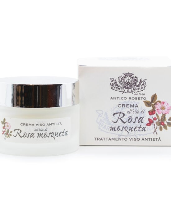 Crema viso antietà alla Rosa Mosqueta