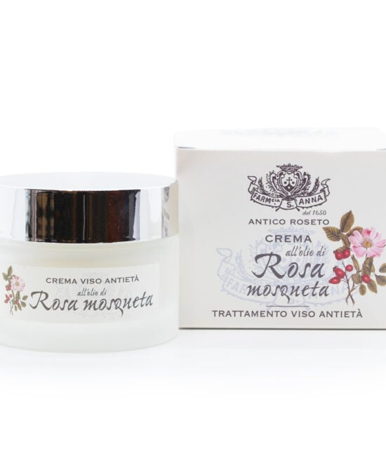 Crema viso antietà alla Rosa Mosqueta