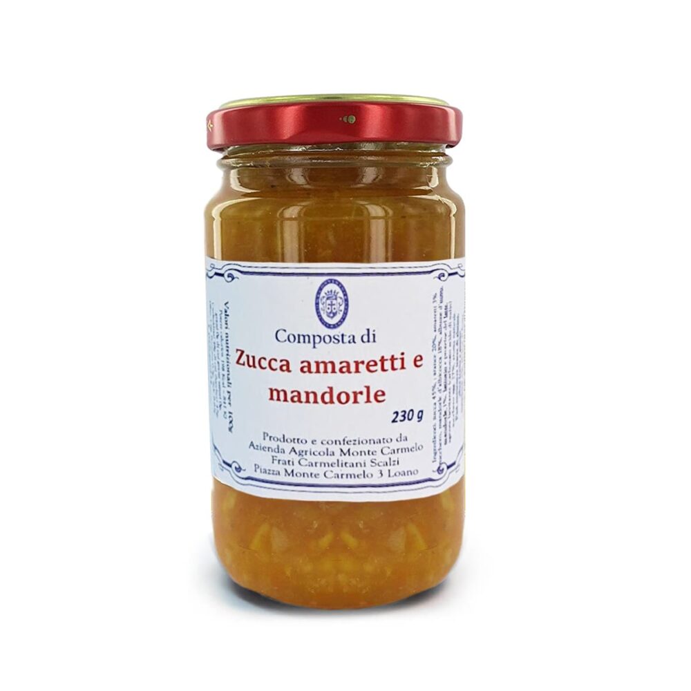 Composta di Zucca Amaretti e Mandorle