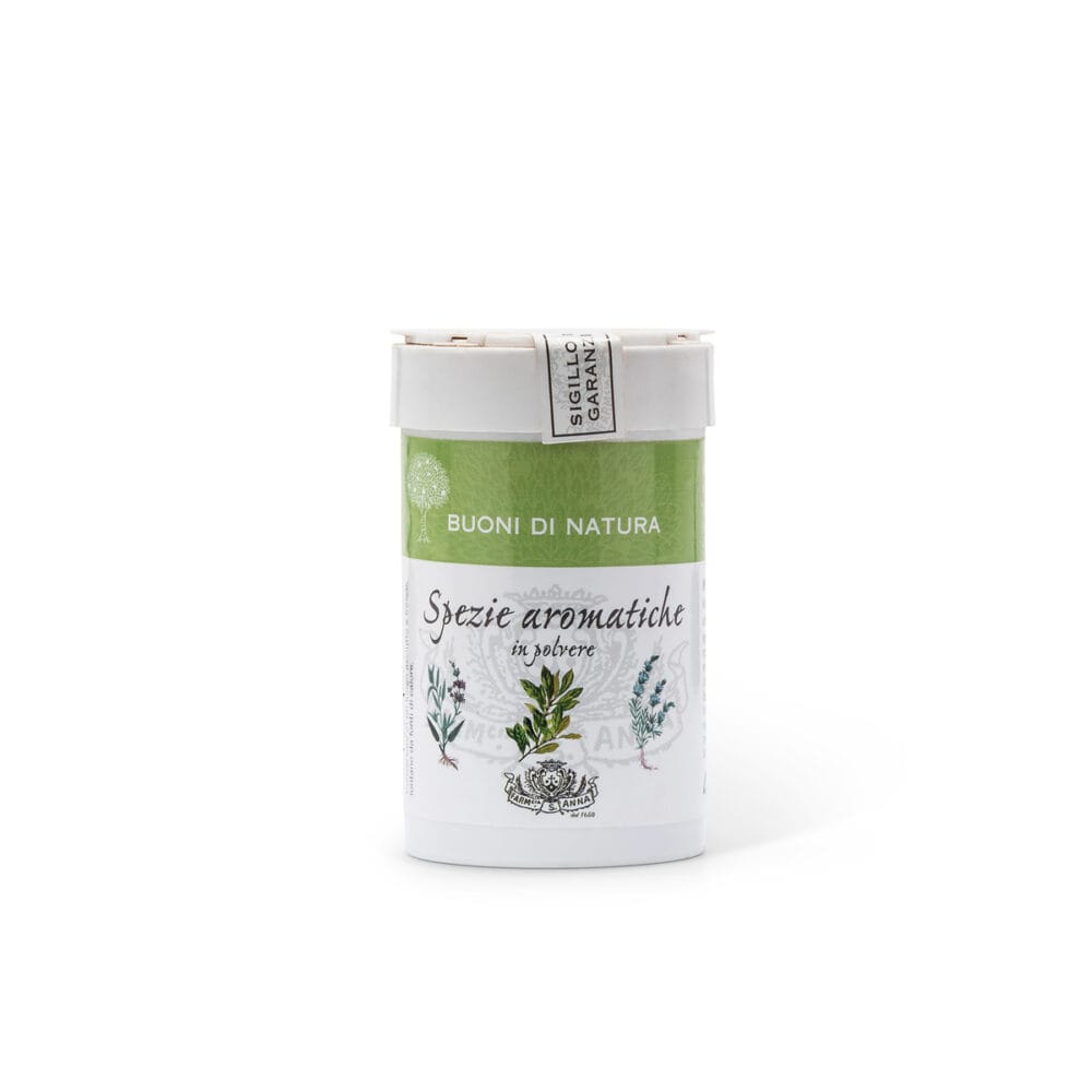 Spezie aromatiche in polvere per vivande