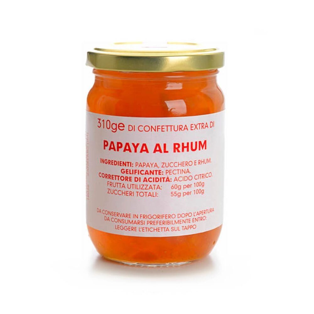 Confettura Extra di Papaya al Rhum