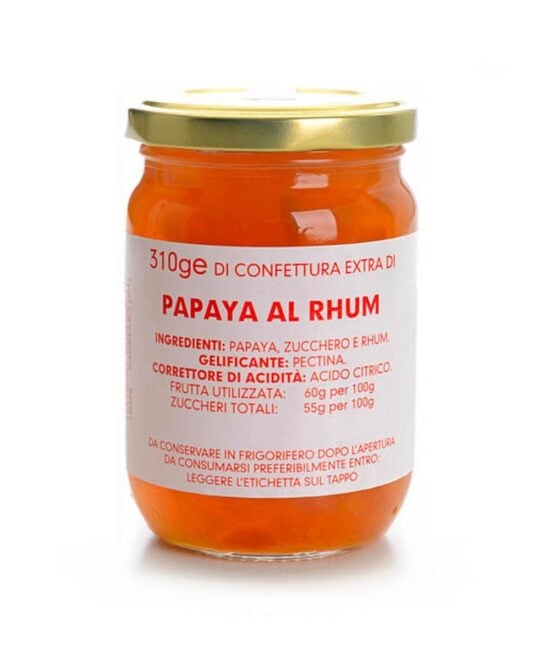 Confettura Extra di Papaya al Rhum