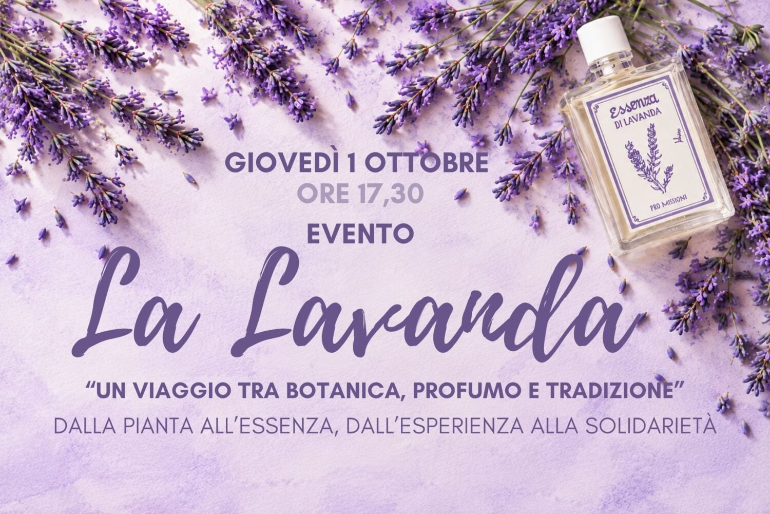 Evento Gratuito Lavanda Antica Farmacia S. Anna