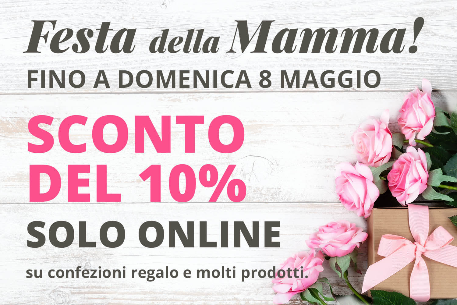 Mothers Day and Easter holiday concept on white rustic backgroun