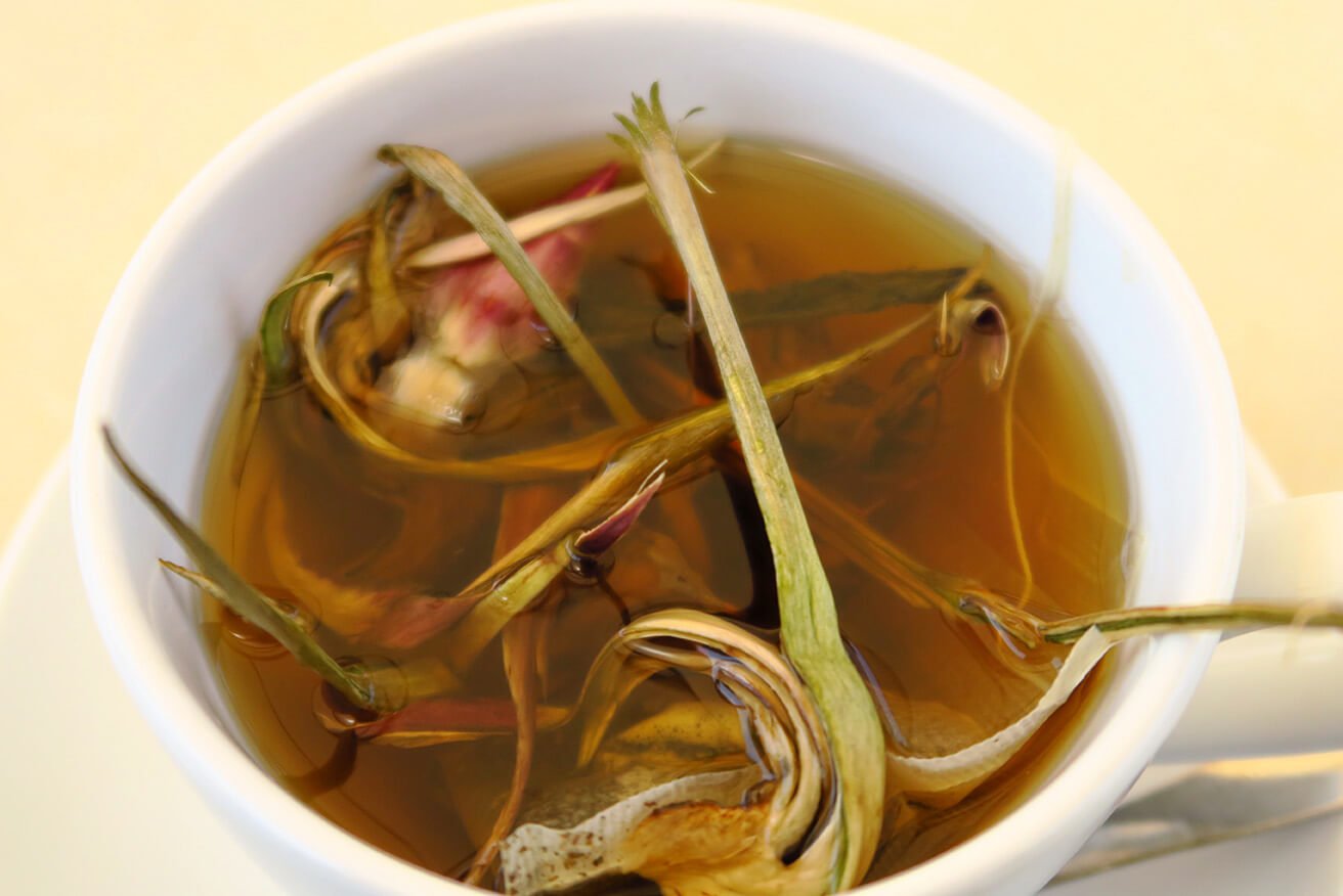 Tisane d'artichaut séché