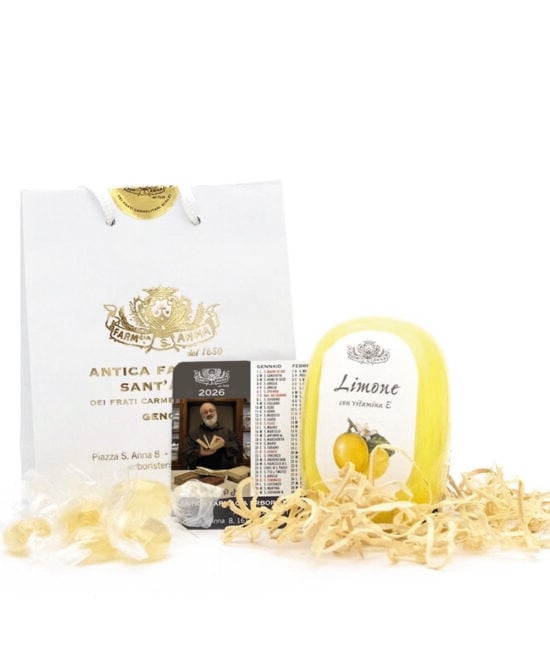 Saponetta, 6 caramelle e calendario